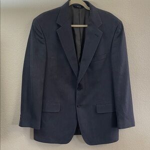 Brooks Brothers blue grey Blazer silk wool linen classic 40S